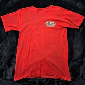 Vintage 90s Ron Jon Red Men's Medium T-Shirt (Clearwater Florida).